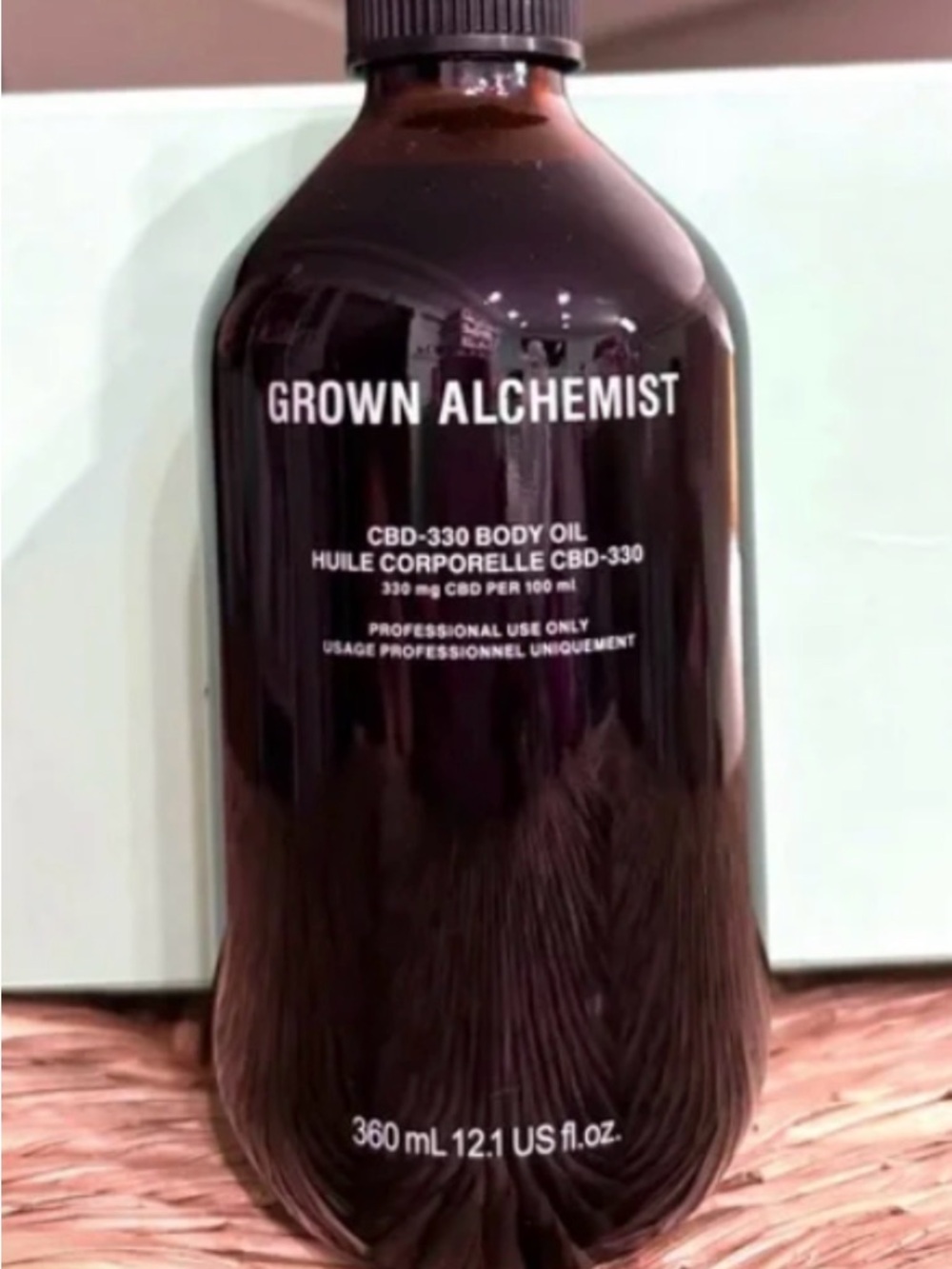 Grown Alchemist Dark Amber Body Oil Bottle -CBD Oil- Sold out in Stores!